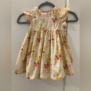 Pink Chicken Girls Easter Cotton Jennifer Dress Yellow Chicks Sz 2Y 2 Years.